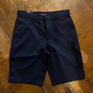 French Toast Dark Blue Flat Front Shorts